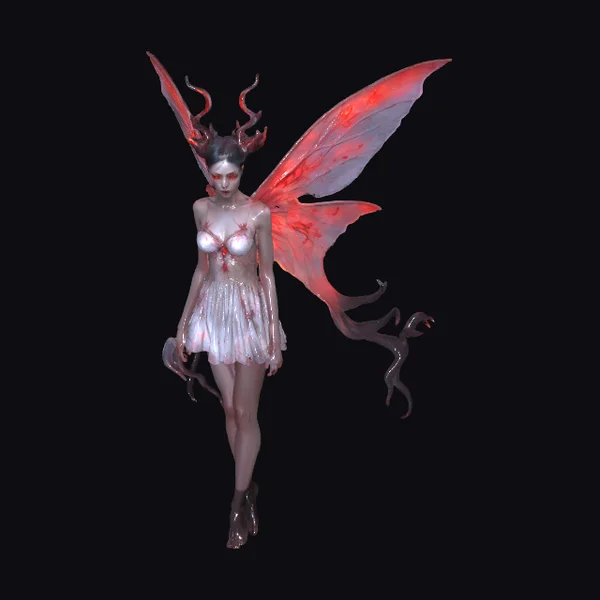 Demonic Fairy with Wings