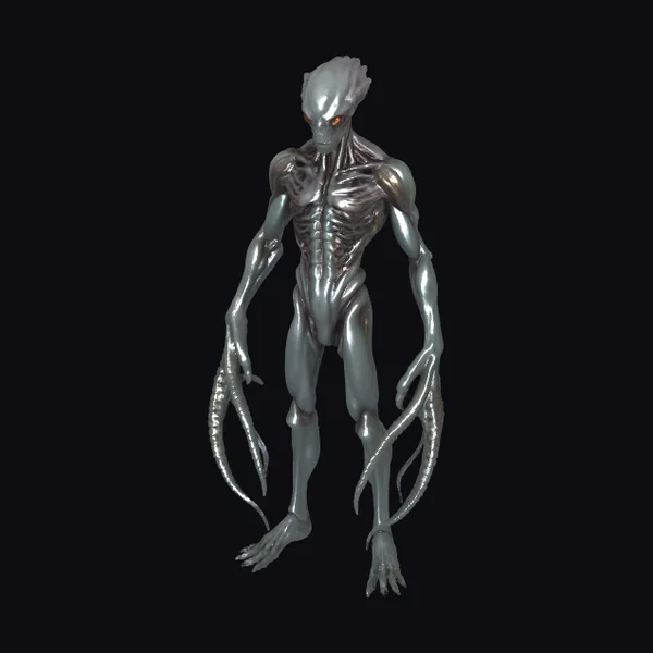 Alien Entity with Tentacles