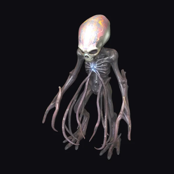 Alien Entity with Tentacles