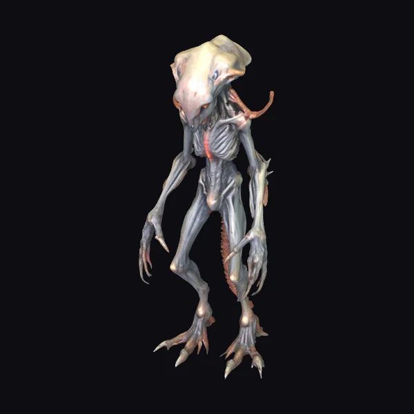 Alien Creature with Tentacles