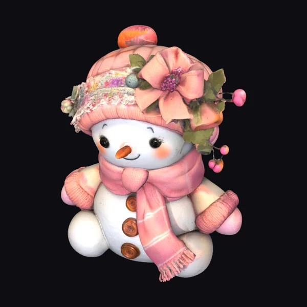 Blossom Snowman