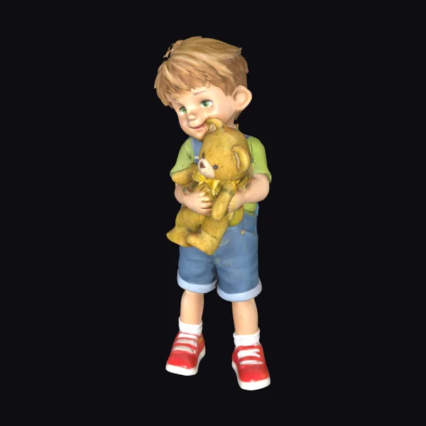 Boy with Teddy Bear