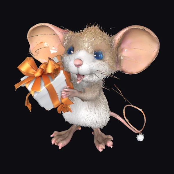 Gift Holding Mouse