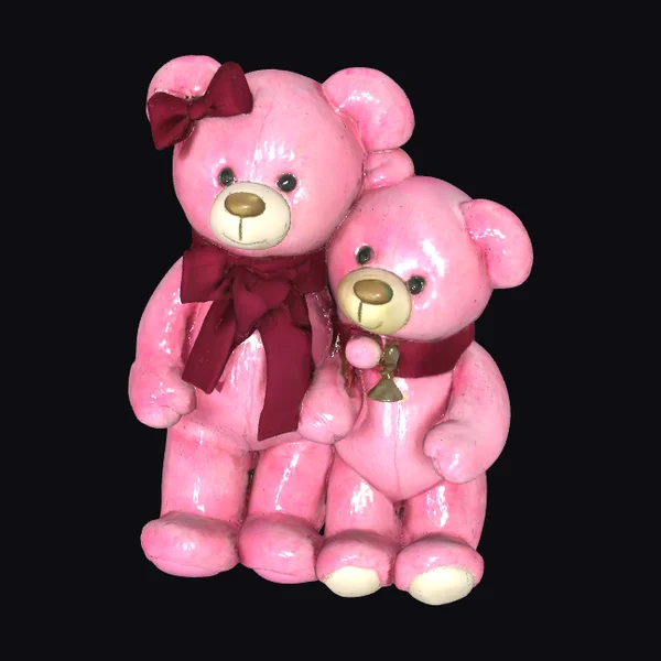 Pink Christmas Teddy Bears