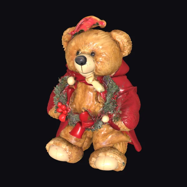 Christmas Teddy Bear Wreath