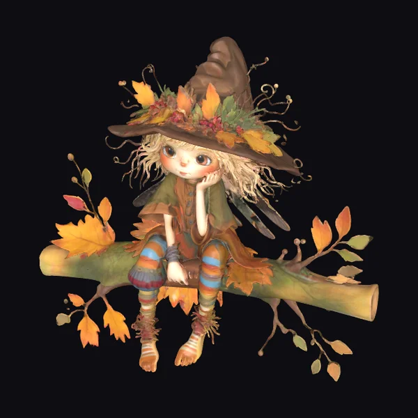 Autumn Witch Girl