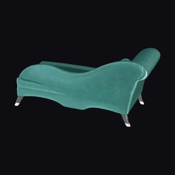 Emerald Velvet Chaise