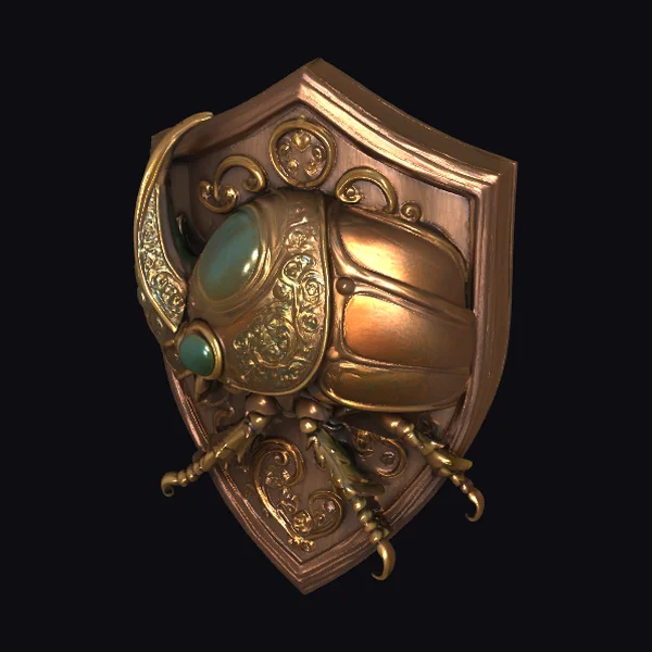 Scarab Shield Emblem