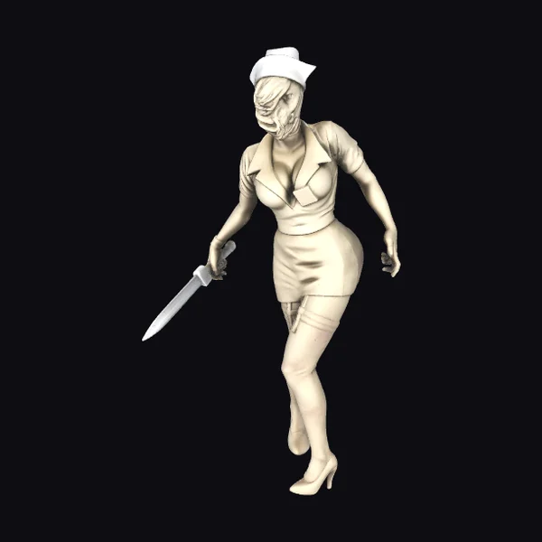 Zombie Nurse with Knife