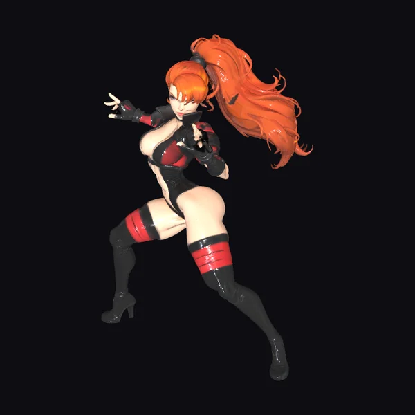 Fiery Female Warrior