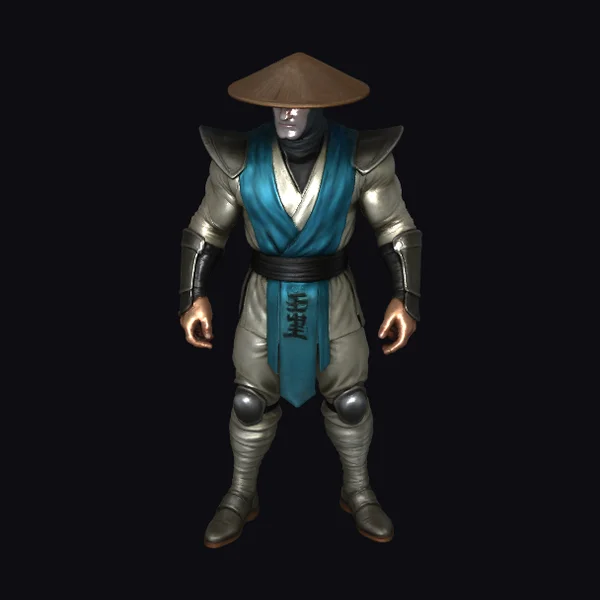 Asian Warrior with Hat