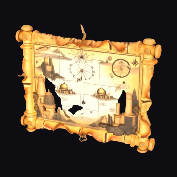 Ancient Weathered Map