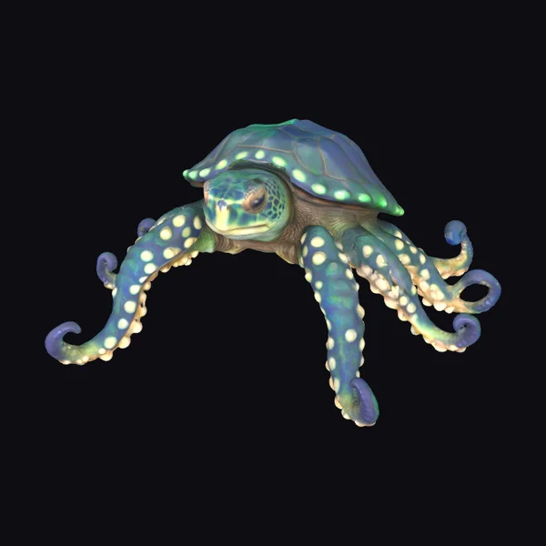 Turtle Octopus Hybrid Creature