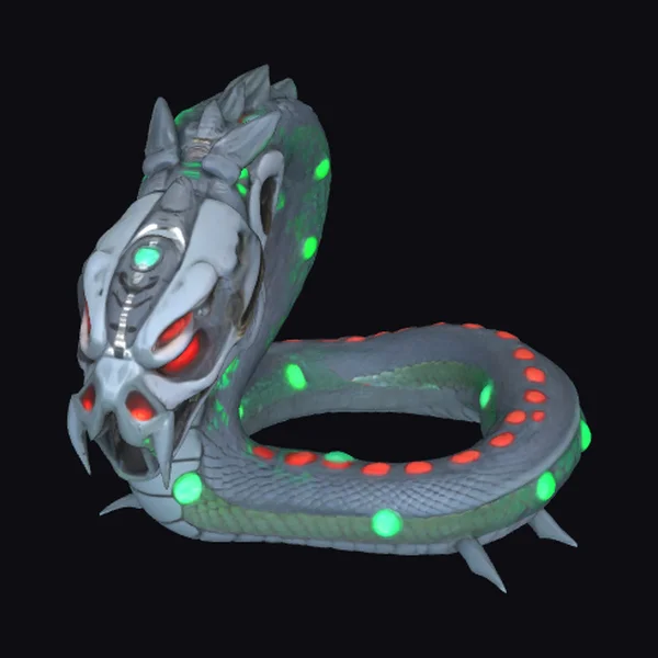 Biomechanical Snake Head