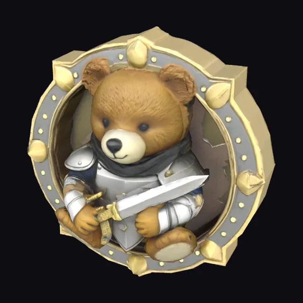 Armored Teddy Bear Emblem