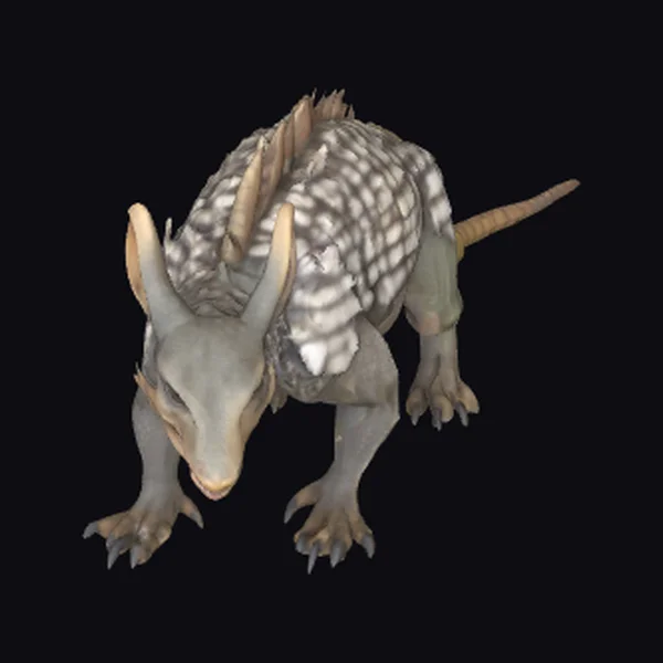 Armadillo Wolf Hybrid Creature
