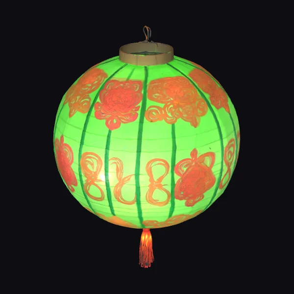 Green Chinese Paper Lantern