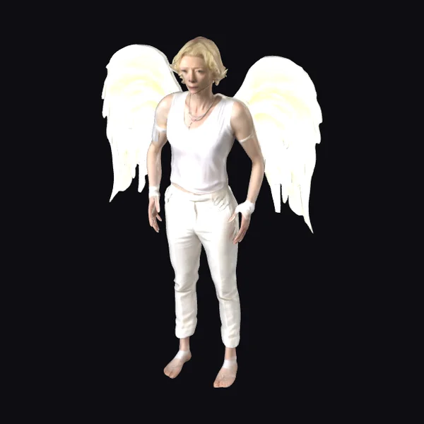 Androgynous Angel Figure