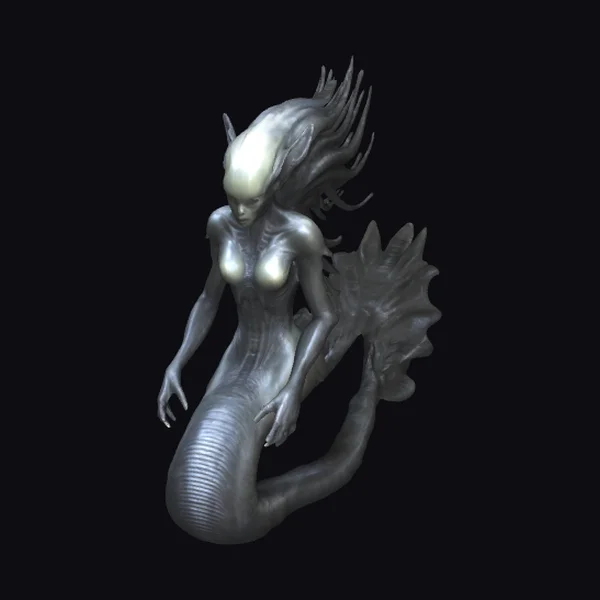 Dark Mermaid Creature