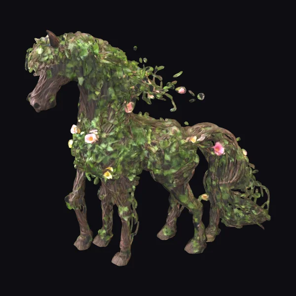 Vine Covered Horse