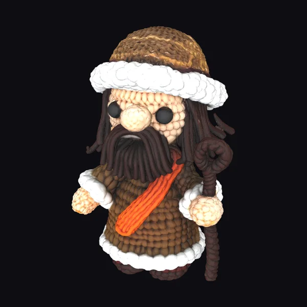 Crochet Caveman Christmas