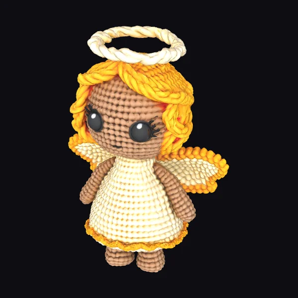 Crochet Angel Charm