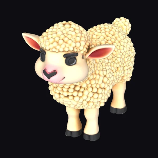 Cute Cartoon Lamb