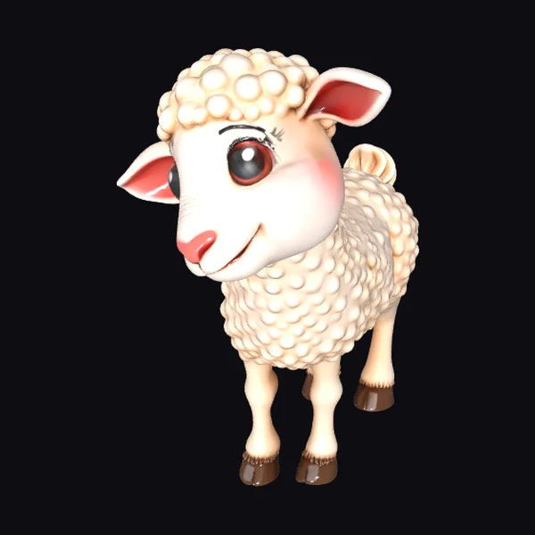 Cute Lamb Character