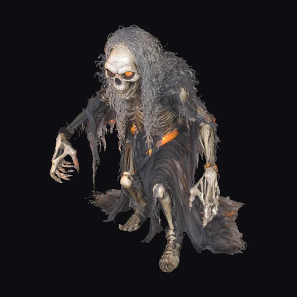 Ancient Female Witch Skeleton