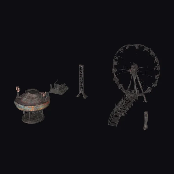 Abandoned Amusement Park Ruins