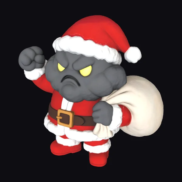 Angry Santa Cloud