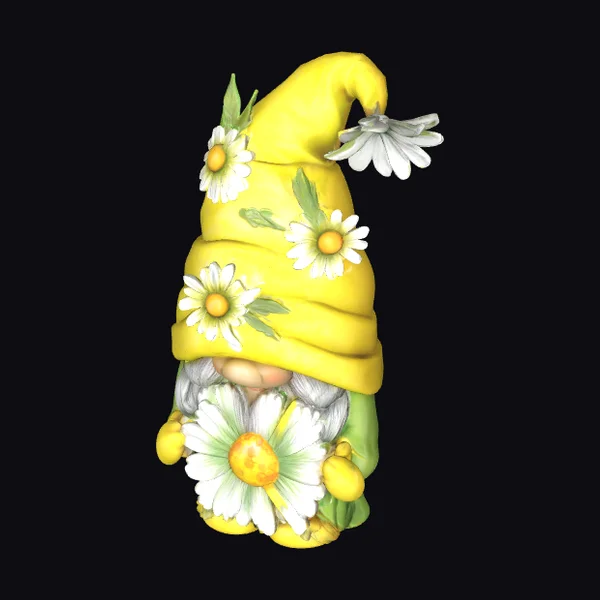 Yellow Flower Gnome