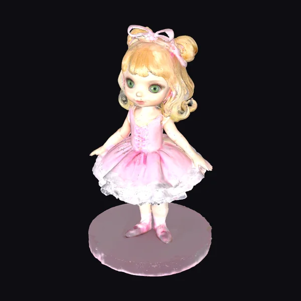 Pink Dress Ballerina Doll