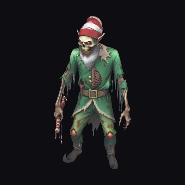 Zombie Santa Elf
