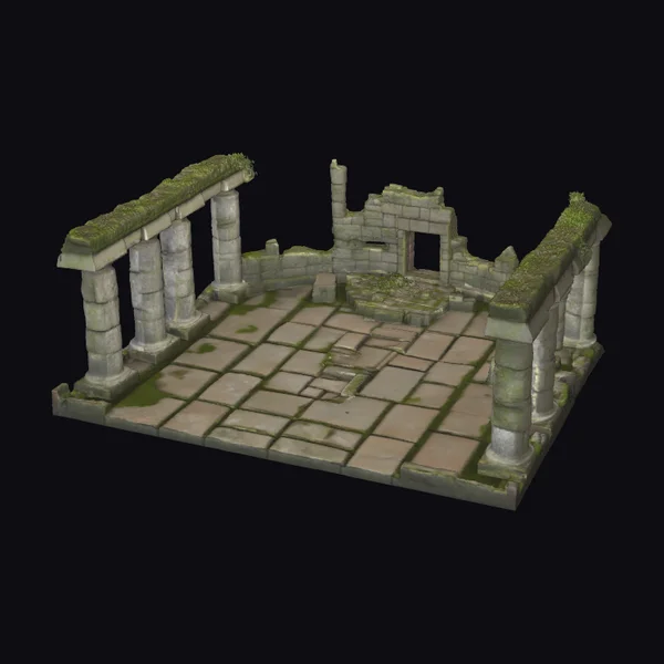 Ancient Stone Ruin Structure