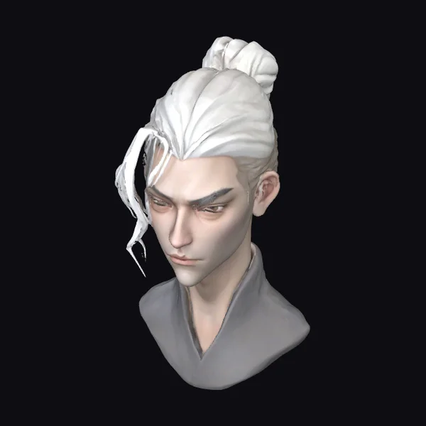 Warrior Bust with Ice