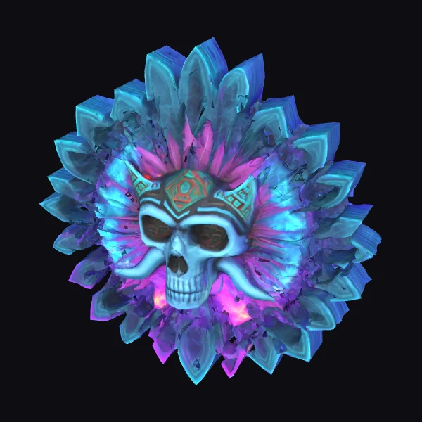 Aztec Death God Emblem