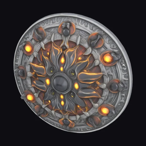 Glowing Royal Emblem Plaque