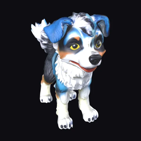 Articulated Blue Australian Shepherd
