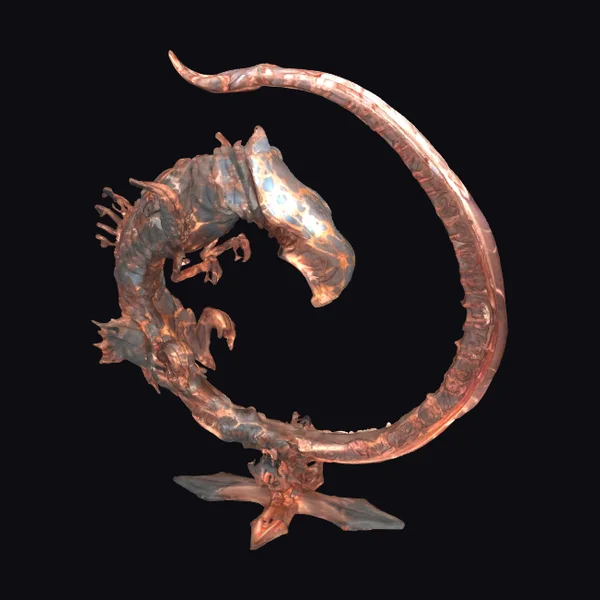 Copper Xenophobe Coil Artifact