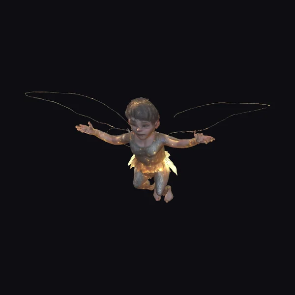 Airborne Cute Boy Fairy