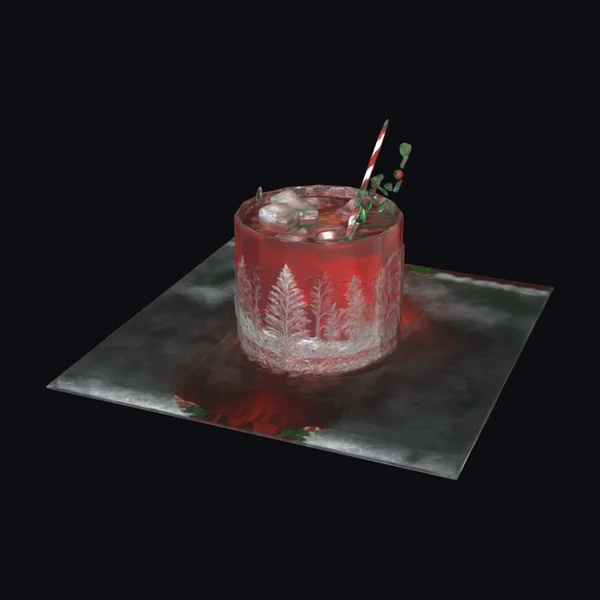 Giant Christmas Cocktail Glass