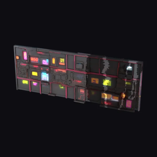 Cyberpunk Wall Panel