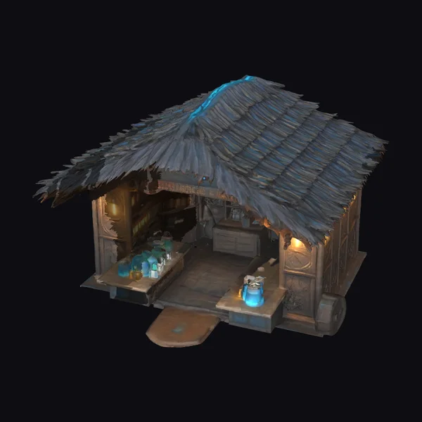 Ancient Metal Medicine Hut