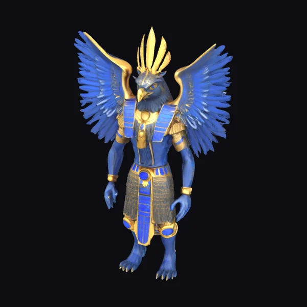Egyptian God with Falcon Head