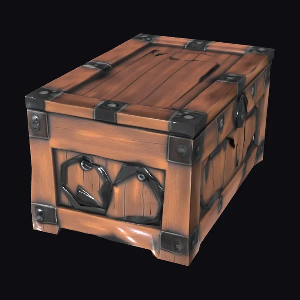 Wooden Treasure Chest