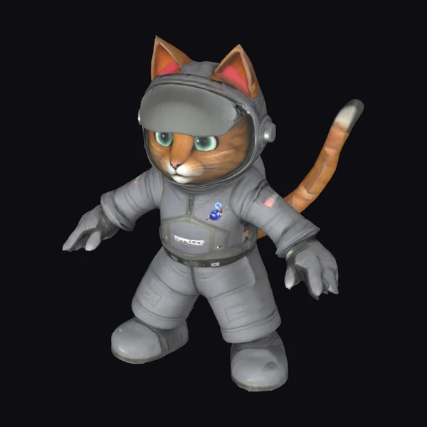 Anthro Cat Space Suit