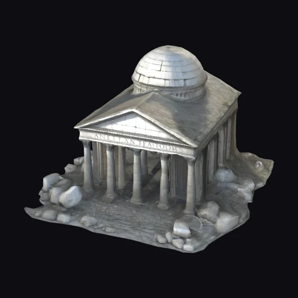 Ancient Rome Stone Pantheon