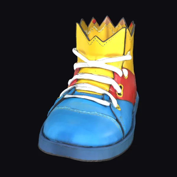 Colorful Crown Boot
