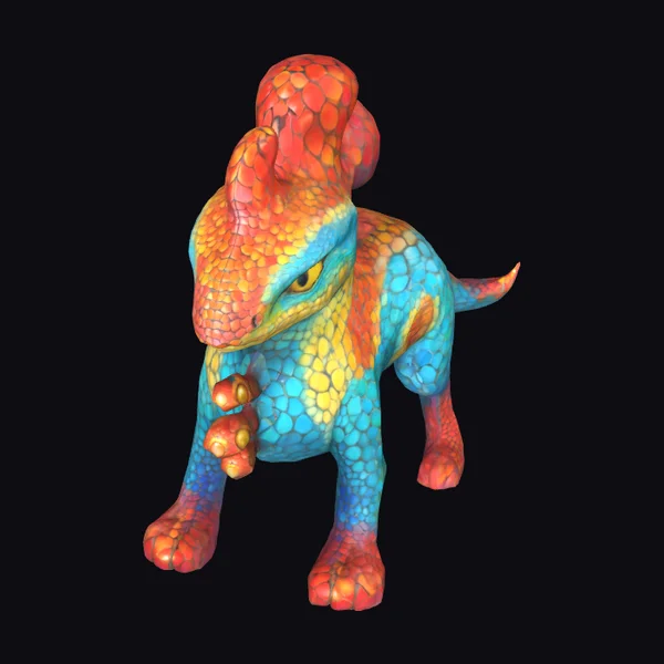 Vibrant Scaly Creature